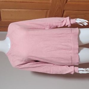 Banana republic size M sweater top pink/Blush color.